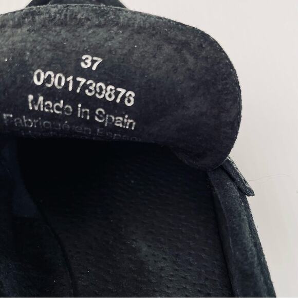 Free People Payton suede penny loafer mule black size 37 (6.5 US ) - Picture 6 of 10